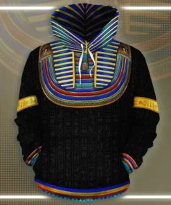 African Hoodie – Pharaoh Cosplay Fleece All-over Hoodie
