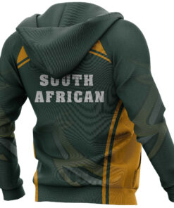 African Hoodie - South Africa Springbok Sport Style Hoodie