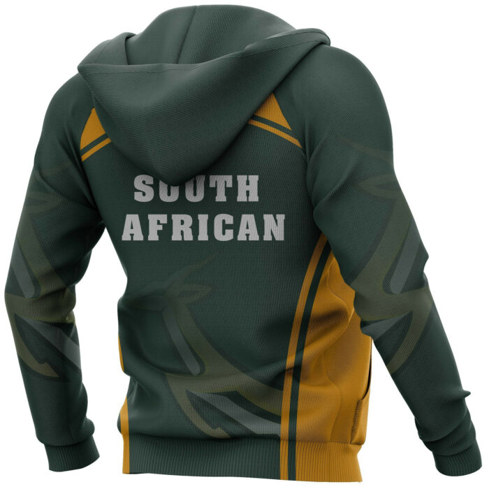 African Hoodie – South Africa Springbok Sport Style Hoodie