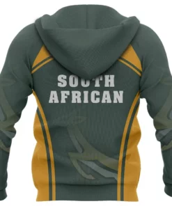 African Hoodie - South Africa Springbok Sport Style Hoodie