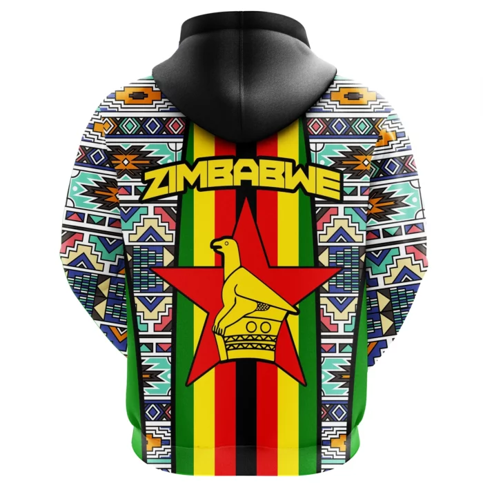 African Hoodie – Zimbabwe Coat Of Arms Hoodie