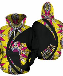 African Hoodie – Ankara Cloth Ankara Aje Goddess of Wealth...