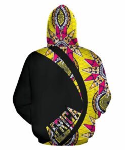 African Hoodie - Ankara Cloth Ankara Aje Goddess of Wealth Hoodie