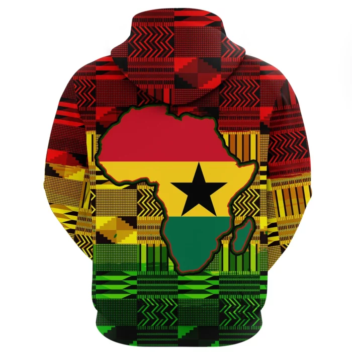 African Hoodie – Ghana Kente Customize Hoodie