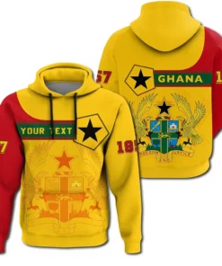 African Hoodie – (Custom) Ghana Hoodie Pentagon Style Hoodie