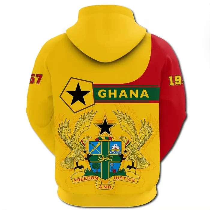 African Hoodie – (Custom) Ghana Hoodie Pentagon Style Hoodie