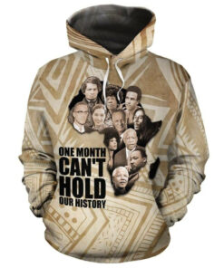 African Hoodie – One Month Can’t Hold Our History Hoodie