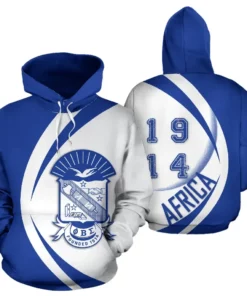 African Hoodie – Phi Beta Sigma Big Logo Circle Style...