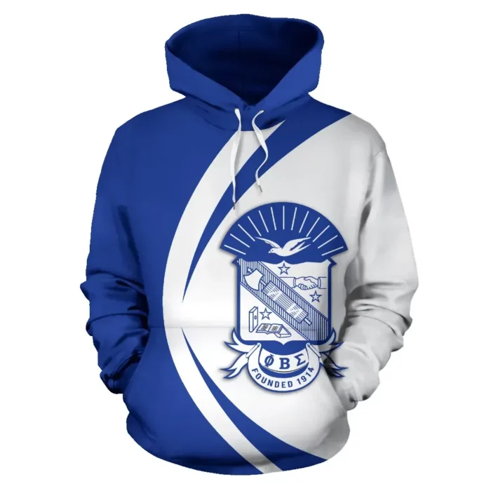 African Hoodie – Phi Beta Sigma Big Logo Circle Style Hoodie