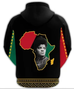 African Hoodie - Ida B. Wells Black History Month Hoodie