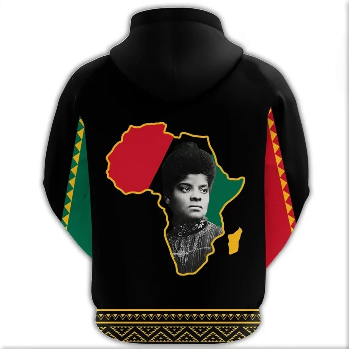 African Hoodie – Ida B. Wells Black History Month Hoodie