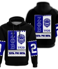 African Hoodie – Zeta Phi Beta Black Style Hoodie