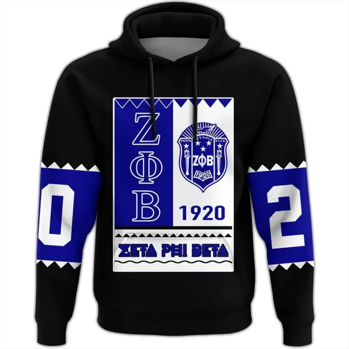 African Hoodie – Zeta Phi Beta Black Style Hoodie