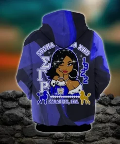 African Hoodie - SGRho Shining Girl Marble Hoodie