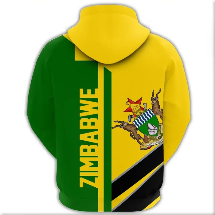 African Hoodie – Zimbabwe Half Concept Hoodie