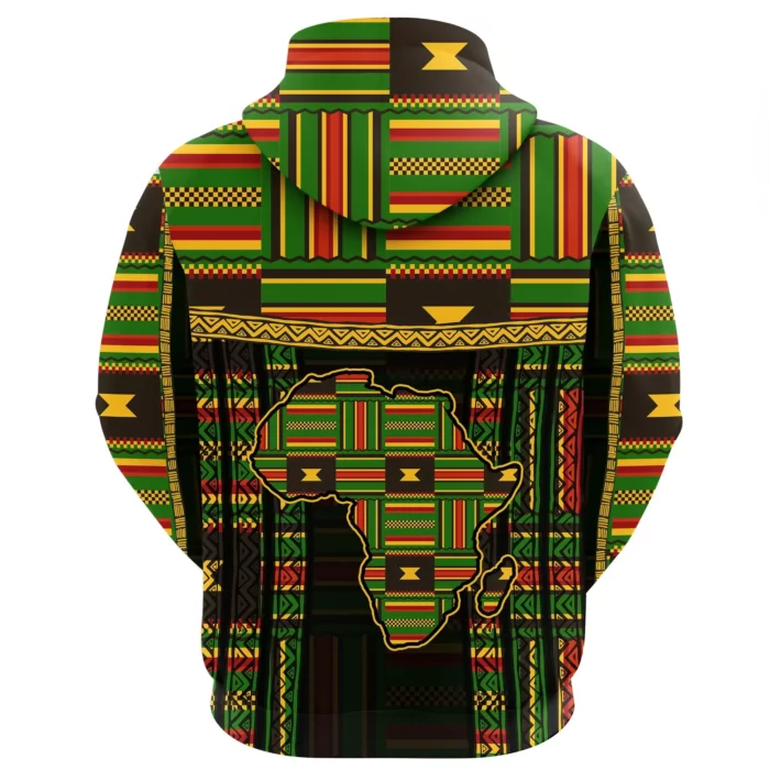 African Hoodie – Ghanaian Pattern Kente Hoodie