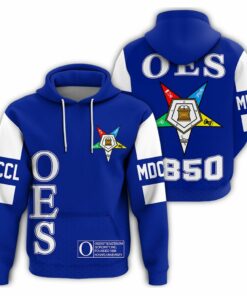 African Hoodie – MCM Order of the Eastern Star Blue...