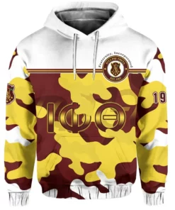 African Hoodie – Motto Iota Phi Theta Camouflage Hoodie