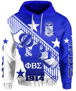 African Hoodie – Phi Beta Sigma Crest Style Hoodie