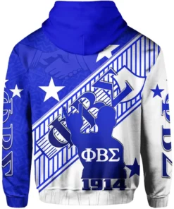 African Hoodie - Phi Beta Sigma Crest Style Hoodie