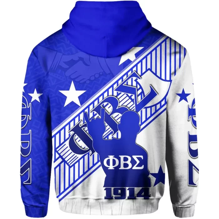 African Hoodie – Phi Beta Sigma Crest Style Hoodie