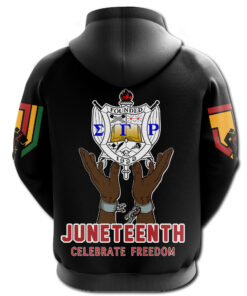 African Hoodie - Sigma Gamma Rho Juneteenth Freedom Hoodie