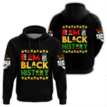 African Hoodie – Phi Beta Sigma Crystal Black Hoodie