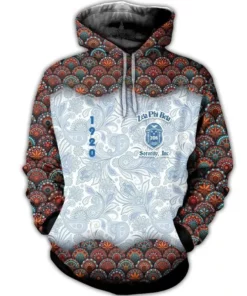 African Hoodie – Zeta Phi Beta Mandala Girl Hoodie