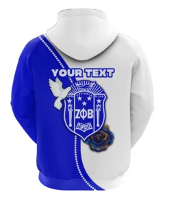 African Hoodie - Personalized Zeta Phi Beta African Pattern Simple Style Hoodie