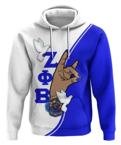 African Hoodie - Personalized Zeta Phi Beta African Pattern Simple Style Hoodie