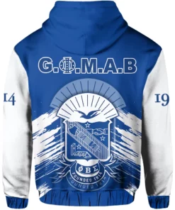 African Hoodie - Personalized Phi Beta Sigma Blue GOMAB Hoodie