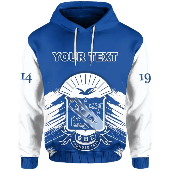 African Hoodie – Personalized Phi Beta Sigma Blue GOMAB Hoodie