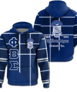 African Hoodie – Phi Beta Sigma Burberr Style HoodieN Hoodie