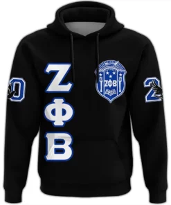 African Hoodie – Zeta Phi Beta Letters Hoodie