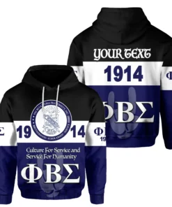 African Hoodie – Personalized Phi Beta Sigma 114 Simple Style...
