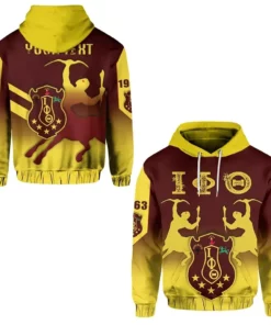 African Hoodie – Personalized Iota Phi Theta with Centaur Hoodie