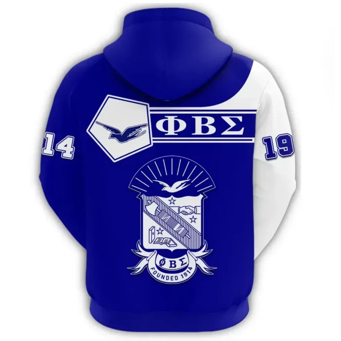 African Hoodie – Personalised Phi Beta Sigma Ronald McKenzie Hoodie