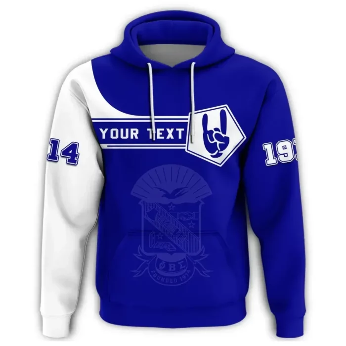 African Hoodie – Personalised Phi Beta Sigma Ronald McKenzie Hoodie