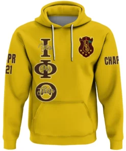 African Hoodie - (Custom) Iota Phi Theta (Gold) Hoodie