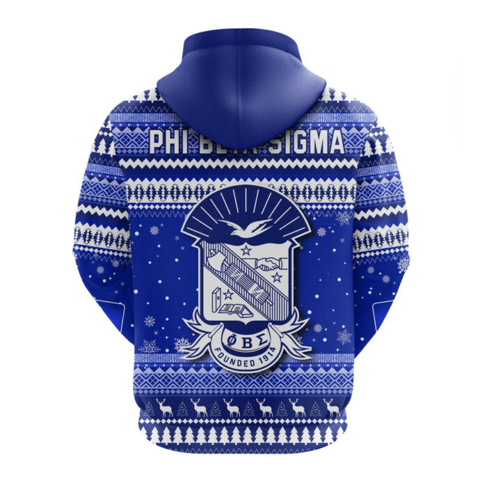 African Hoodie – Phi Beta Sigma African Pattern Christmas Hoodie