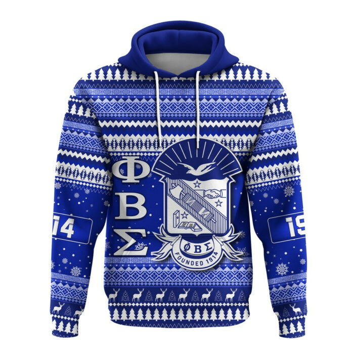 African Hoodie – Phi Beta Sigma African Pattern Christmas Hoodie