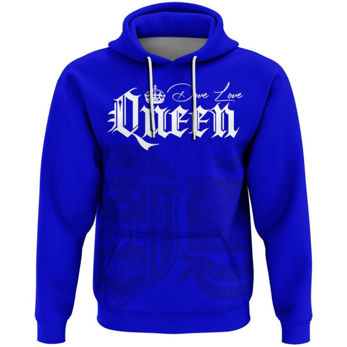 African Hoodie – Phi Beta Sigma and Zeta Phi Beta Couple Valentine Hoodie