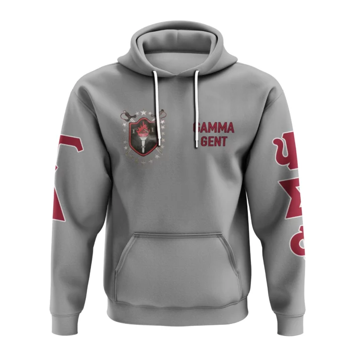 African Hoodie – Gamma Delta Iota Fraternity Grey Hoodie
