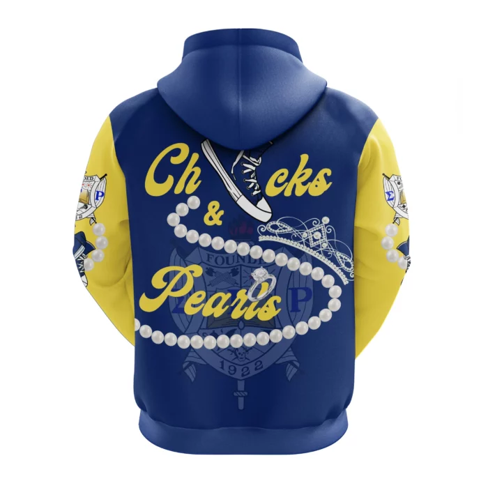 African Hoodie – Sigma Gamma Rho Chucks And Pearls K.H Pearls Hoodie