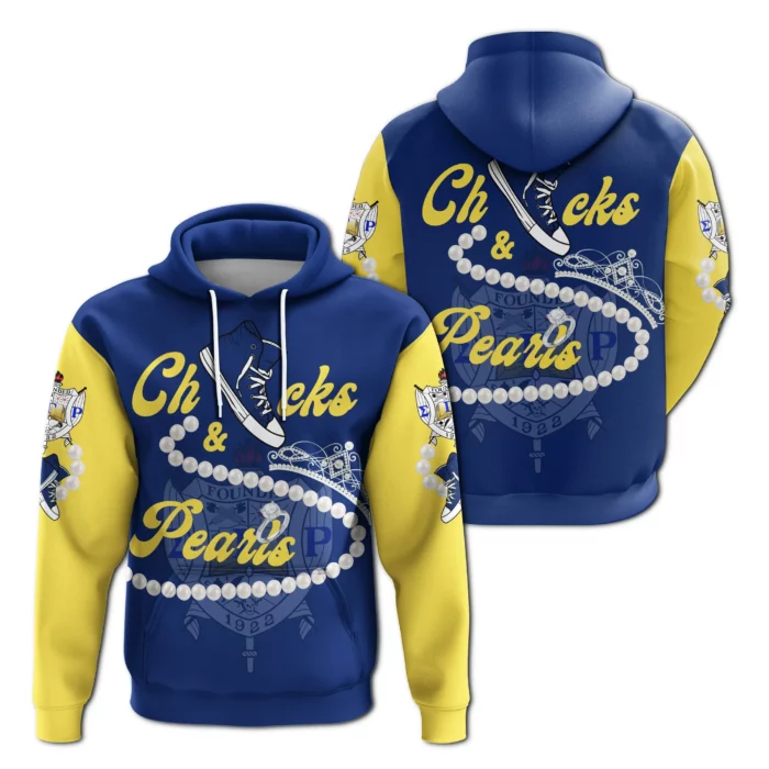 African Hoodie – Sigma Gamma Rho Chucks And Pearls K.H Pearls Hoodie