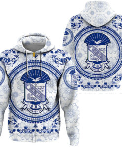 African Hoodie – Phi Beta Sigma Floral Pattern Hoodie