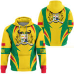 African Hoodie – Central Africa Action Flag Hoodie