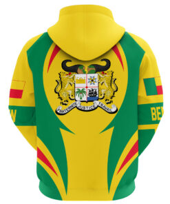 African Hoodie - Benin Action Flag Hoodie