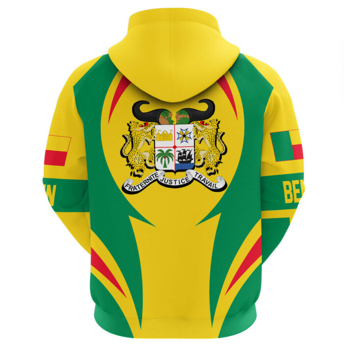 African Hoodie – Benin Action Flag Hoodie