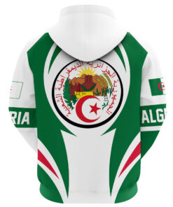 African Hoodie - Algeria Action Flag Hoodie